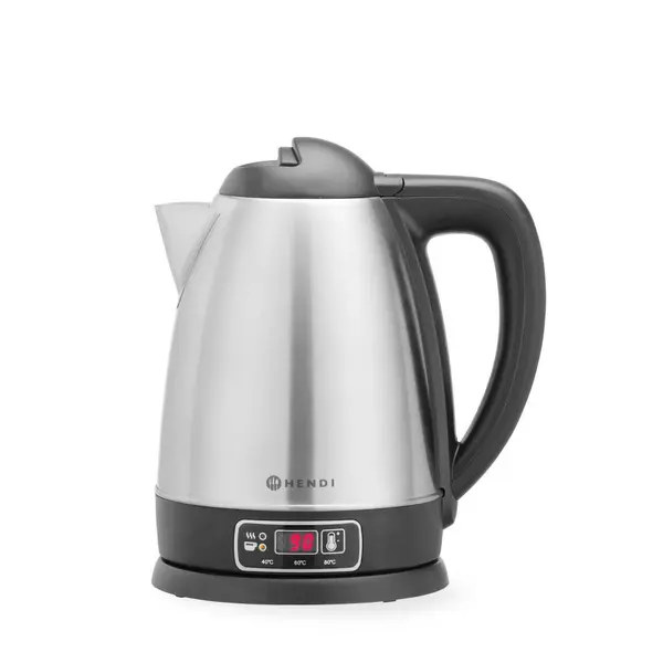 Fierbator electric fara fir cu control al temperaturii Hendi,1,8L, 230V/1800W,inox