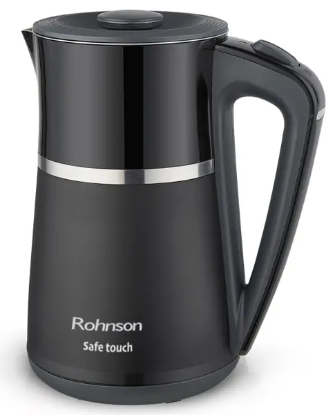 Fierbător electric Rohnson - R 7534, 2200W, 1.7 l, negru