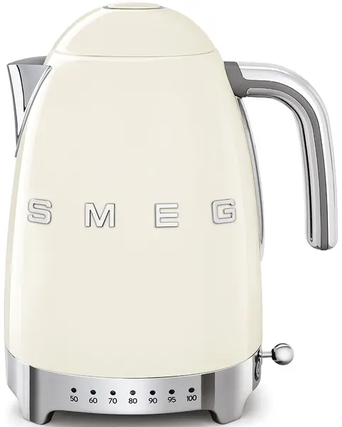 Fierbător electric Smeg - KLF04CREU, 2400W, 1.7l, bej