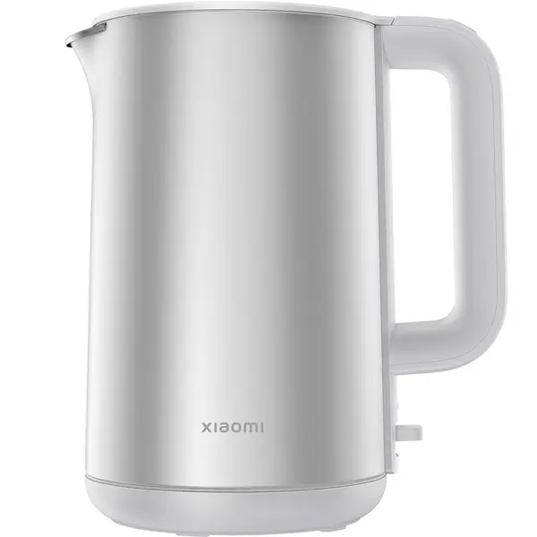 Fierbator electric Xiaomi BHR9539EU, 1800 W, 1.7 l, Carcasa dubla, Capac cu amortizare, Argintiu
