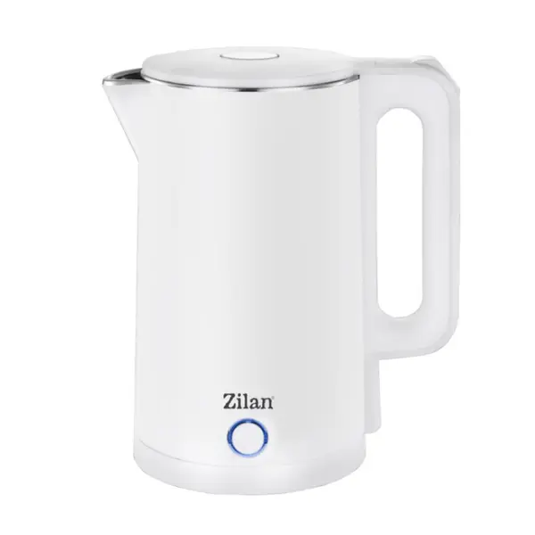 Fierbator electric Zilan ZLN1147, 1500 W, 1.7 L, Indicator luminos, Oprire automata si manuala, Alb