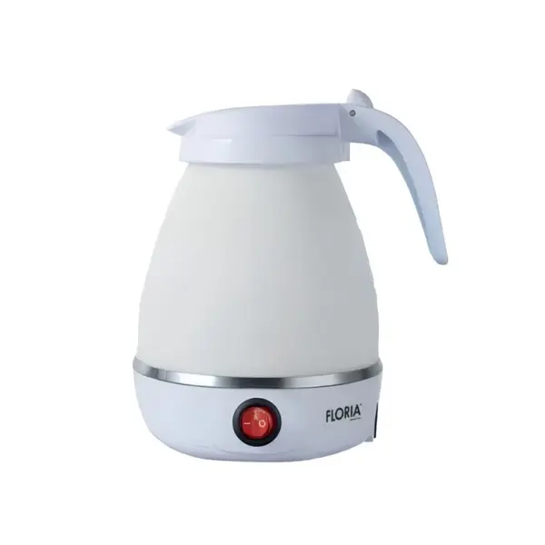 Fierbator Pliabil Floria, Carcasa Siliconica, Mat, Baza din Inox, 600 W