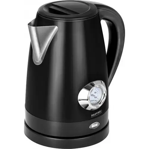 Fierbator wireless, MPM, 1500 W, 1.7 l, Negru