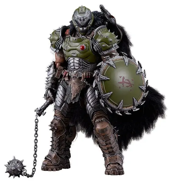 Figură de acțiune Good Smile Company Games: Doom: The Dark Ages - Doom Slayer (DX Version), 17 cm
