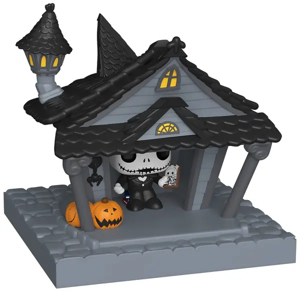 Figură Funko Bitty POP! Towns: Nightmare Before Christmas - Jack Skellington and Jack's House #07
