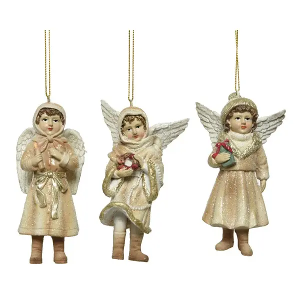 Figurina - Angel Gold Glitter - mai multe modele | Kaemingk