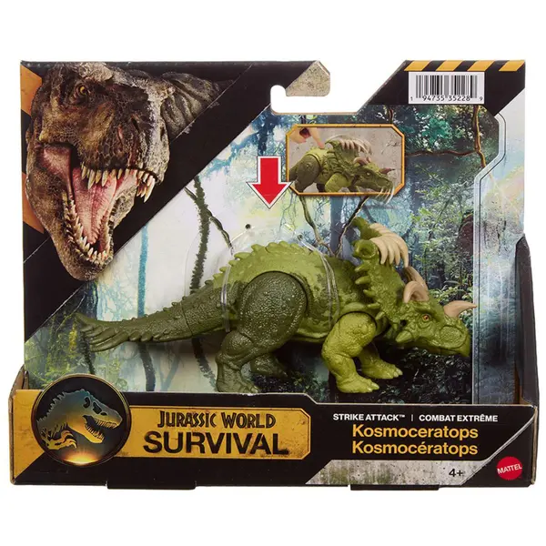 Figurina articulata, Jurassic World Survival, Kosmoceratops, JKL69