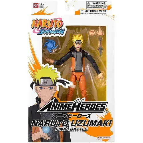 Figurina Bandai Naruto Shippuden - Anime Heroes, Naruto Uzumaki Final Battle, 16.5 cm