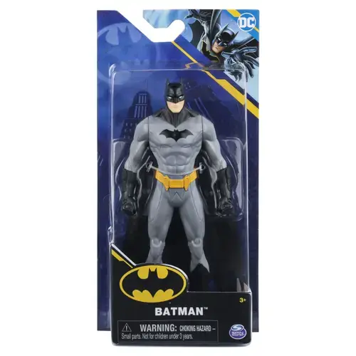 Figurina Batman Armura gri, 15 cm