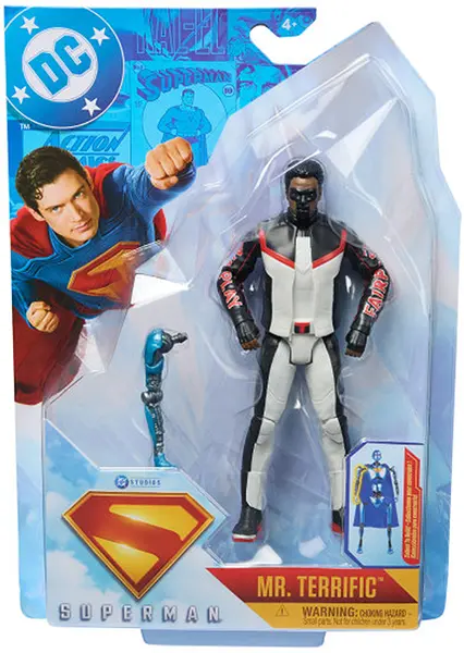 Figurină de acțiune Spin Master DC Superman - Mr. Terrific, cu accesoriu, 15 cm