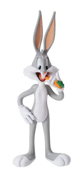 Figurina de actiune The Noble Collection Animation: Looney Tunes - Bugs Bunny (Bendyfigs), 14 cm