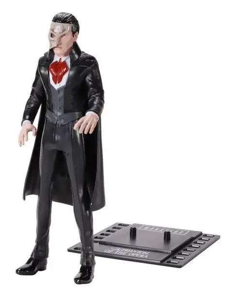 Figurina de actiune The Noble Collection Horror: Universal Monsters - Phantom (Bendyfigs), 19 cm