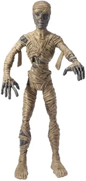 Figurină de acțiune The Noble Collection Horror: Universal Monsters - Mummy (Bendyfigs), 14 cm