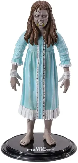 Figurina de actiune The Noble Collection Movies: The Exorcist - Regan MacNeil (Bendyfigs), 19 cm