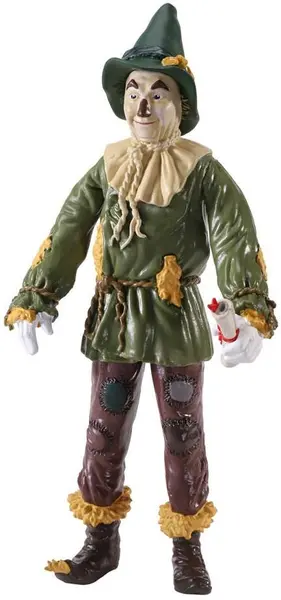 Figurină de acțiune The Noble Collection Movies: The Wizard of Oz - Scarecrow (Bendyfigs), 19 cm