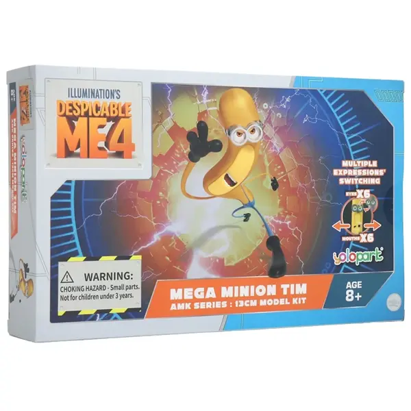 Figurina Despicable Me 4, AMK Series, Mega Minion, Tim, 13 cm