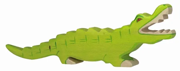 Figurina din lemn Holztiger - Crocodil