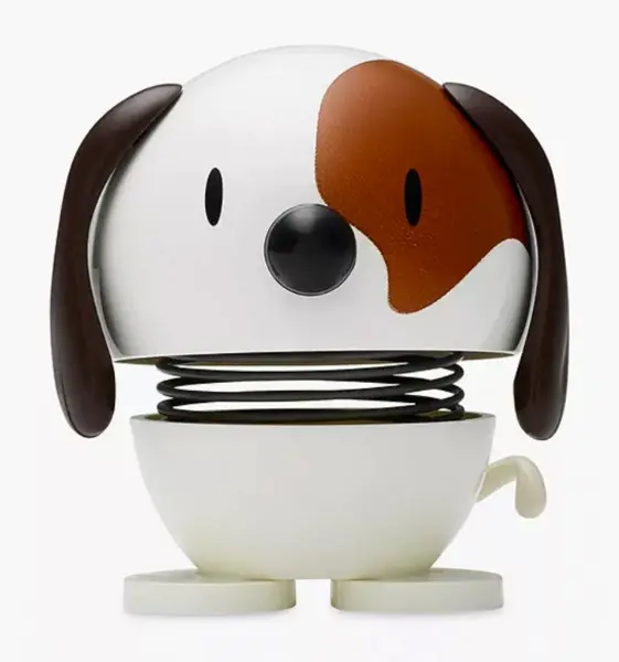Figurina - Dog - White | Hoptimist
