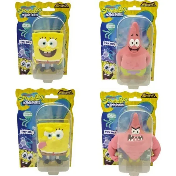 Figurină flexibilă Monster Flex - Spongebob, sortiment