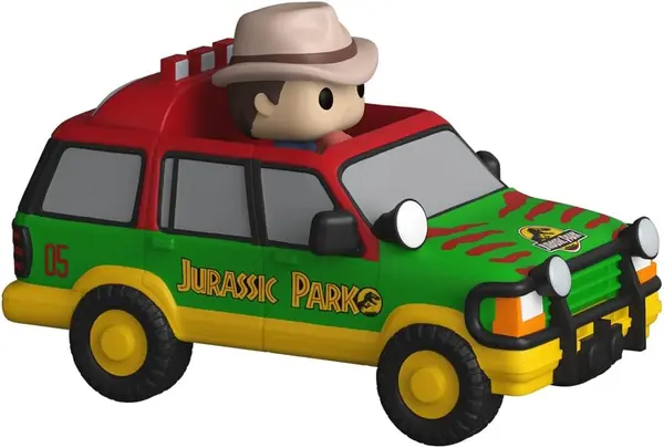 Figurina - Funko Bitty POP! Rides - Jurassic Park - Dr. Alan Grant and Jurassic Suv | Funko