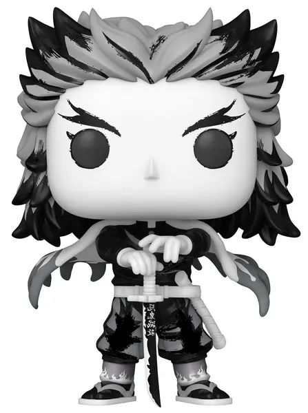 Figurină Funko POP! Animation: Demon Slayer - Kyojuro Rengoku (Sumi-Ink) #2194