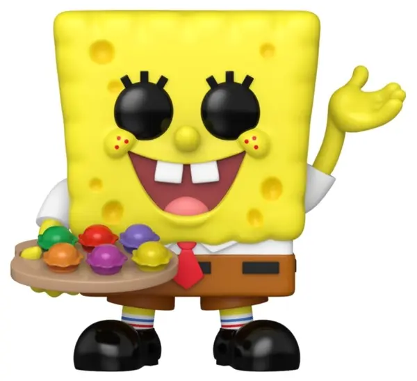 Figurină Funko POP! Animation: Spongebob Squarepants - SpongeBob with Pretty Patties (Glows in The Dark) (Special Edition) #2312
