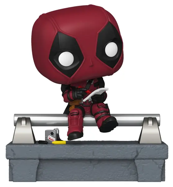 Figurină Funko POP! Deluxe: Deadpool - Deadpool (on Bridge) #1580