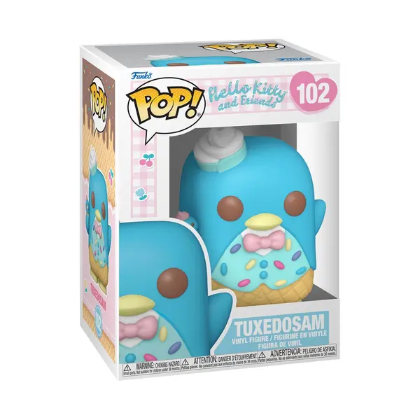 Figurina Funko Pop, Hello Kitty and Friends, Tuxedo Sam cu inghetata