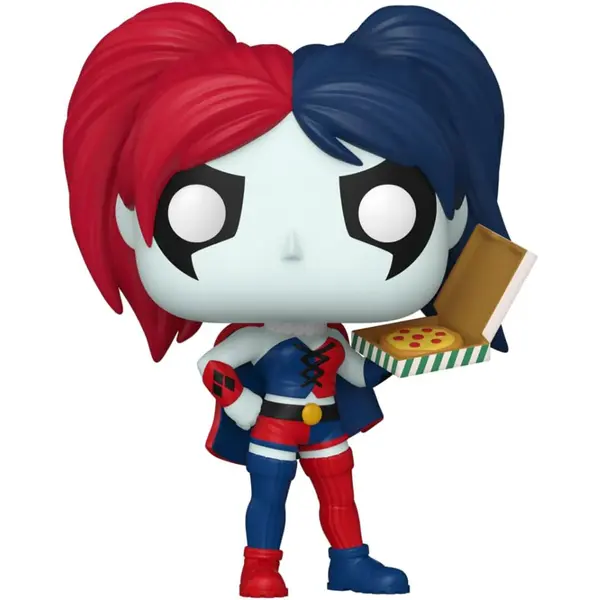 Figurina Funko POP Heroes DC - Harley with a pizza