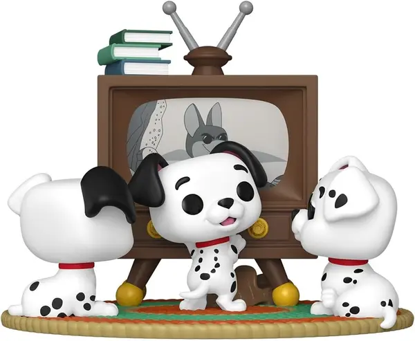 Figurina - Funko Pop! Moments - 101 Dalmatians - Rolly, Patch & Lucky wit TV | Funko