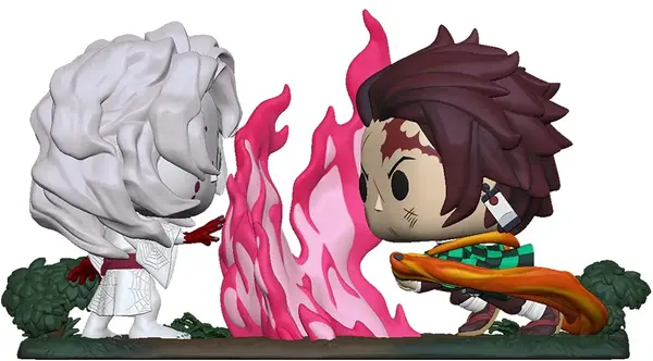 Figurina Funko POP! Moments: Demon Slayer - Tanjiro vs Rui #1034