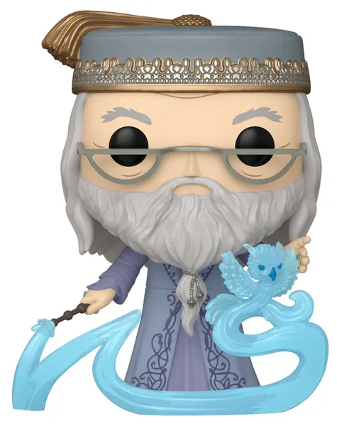 Figurină Funko POP! Movies: 25 de ani de Harry Potter - Albus Dumbledore cu Patronus (Ediție Specială) #207