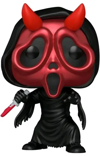 Figurină Funko POP! Movies: Ghost Face - Ghost Face (Devil Mask) (Metallic) (Special Edition) #2037