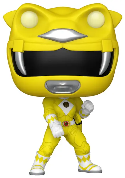 Figurină Funko POP! Movies: Mighty Morphin Power Rangers The Movie - Yellow Ranger (Glows in The Dark) #1781
