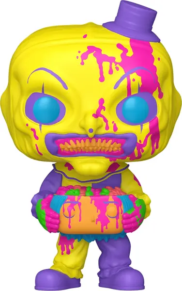 Figurină Funko POP! Movies: Terrifier - Art the Clown with Head (Blacklight) (Special Edition) #2049