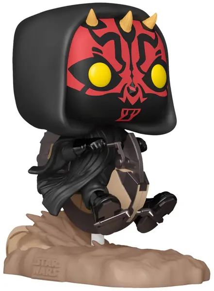 Figurină Funko POP! Rides: Star Wars - Darth Maul on Bloodfin Speeder #705