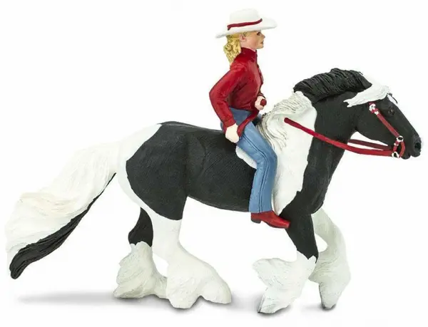 Figurina - Gypsy Vanner and Audrey junior | Safari