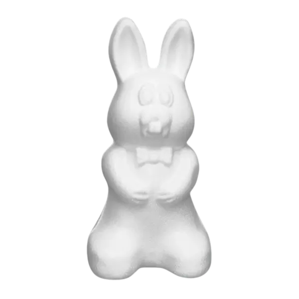 Figurina iepure pentru activitati crafts,polistiren,25 cm