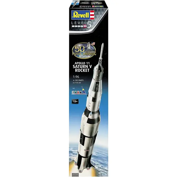 Figurina Kit de Asamblare Apollo 11 Saturn V Rocket