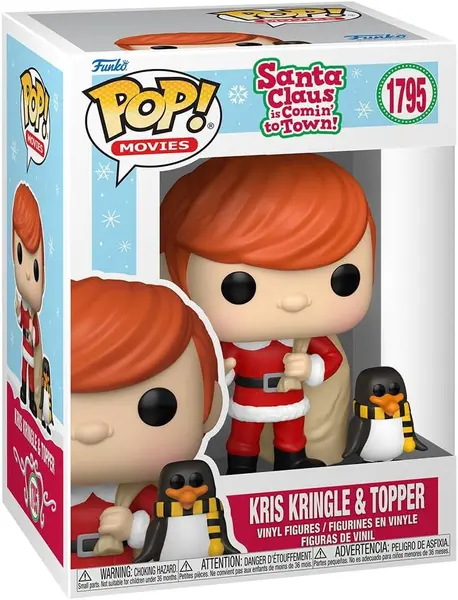 Figurina Kris Kringle & Topper - Santa Claus is Comin' to Town! - Pop! Movies - Funko | Funko