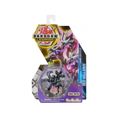 Figurina Metalica Bakugan Legends Nillious, 10 cm