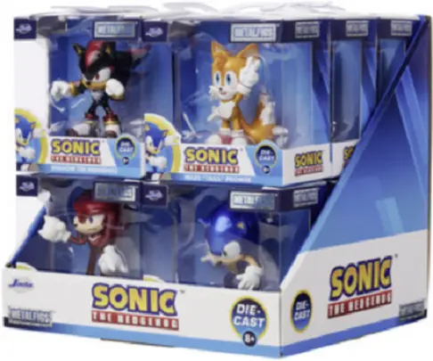 Figurina metalica - Sonic The Hedgehog, mai multe modele si culori | Jada Toys