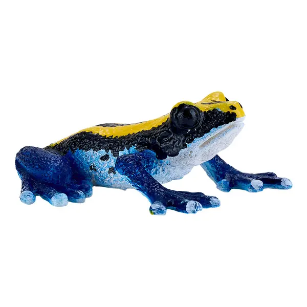 Figurină Mojo Animal Planet - Broască otrăvitoare săgeată, albastră