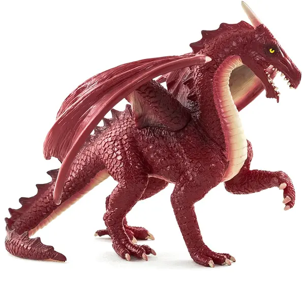 Figurina Mojo Fantasy&Figurines - Dragon rosu