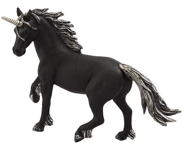 Figurina Mojo Fantasy&Figurines - Unicorn negru