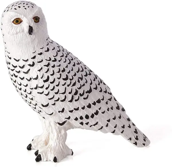 Figurină Mojo Wildlife - Bufniță de zăpadă