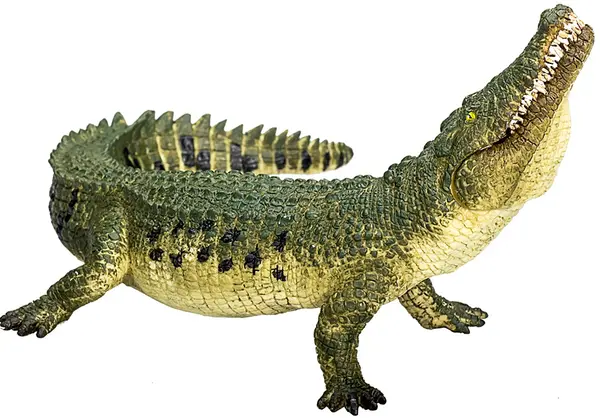 Figurina Mojo Wildlife - Crocodil cu maxilar mobil