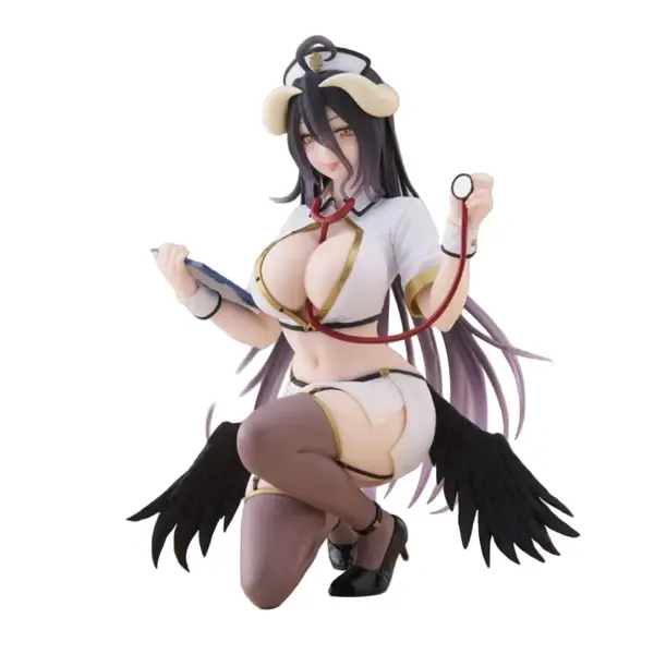 Figurina Overlord PVC Desktop Cute Figure - Albedo Nurse Ver. Renewal 13 cm