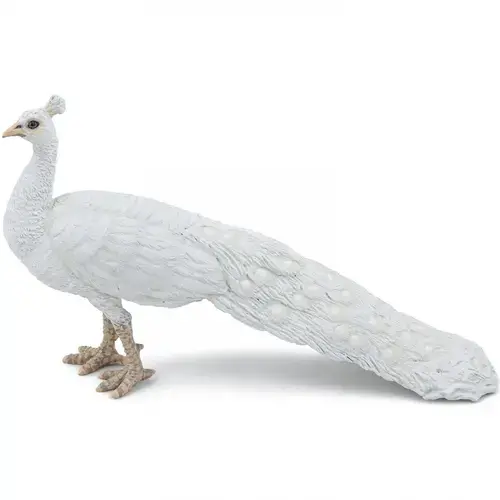 Figurina Papo - Animale de la ferma, Paunul alb