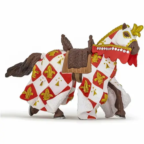 Figurina Papo - Personaje medievale, Cal Crin Alb